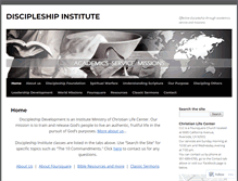 Tablet Screenshot of discipleshipdevelopment.org